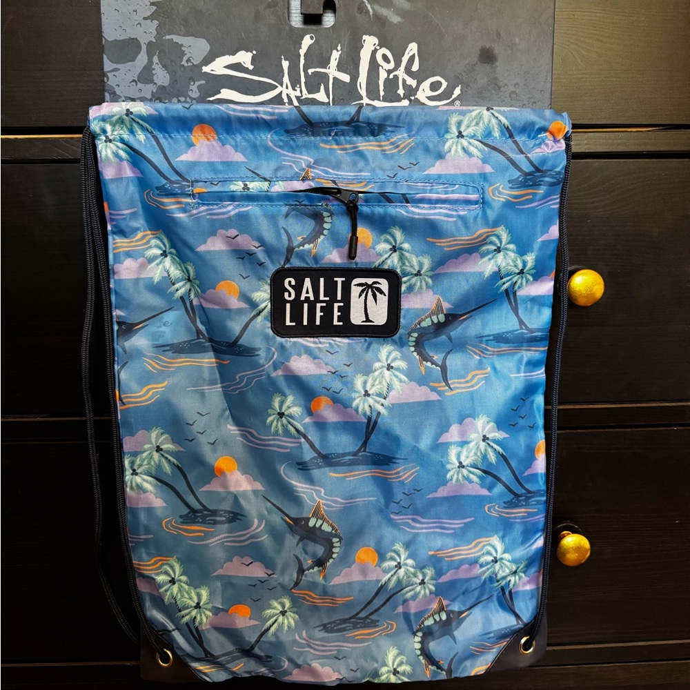 Salt Life Blue Tropical Backpack